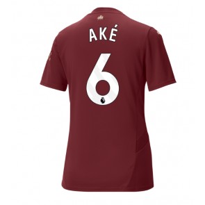 Manchester City Nathan Ake #6 Replika Tredjetrøje Dame 2024-25 Kortærmet